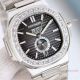 TW Factory V2 Replica Patek Philippe MOON Nautilus Greyish Black Face with Baguettes (6)_th.jpg
